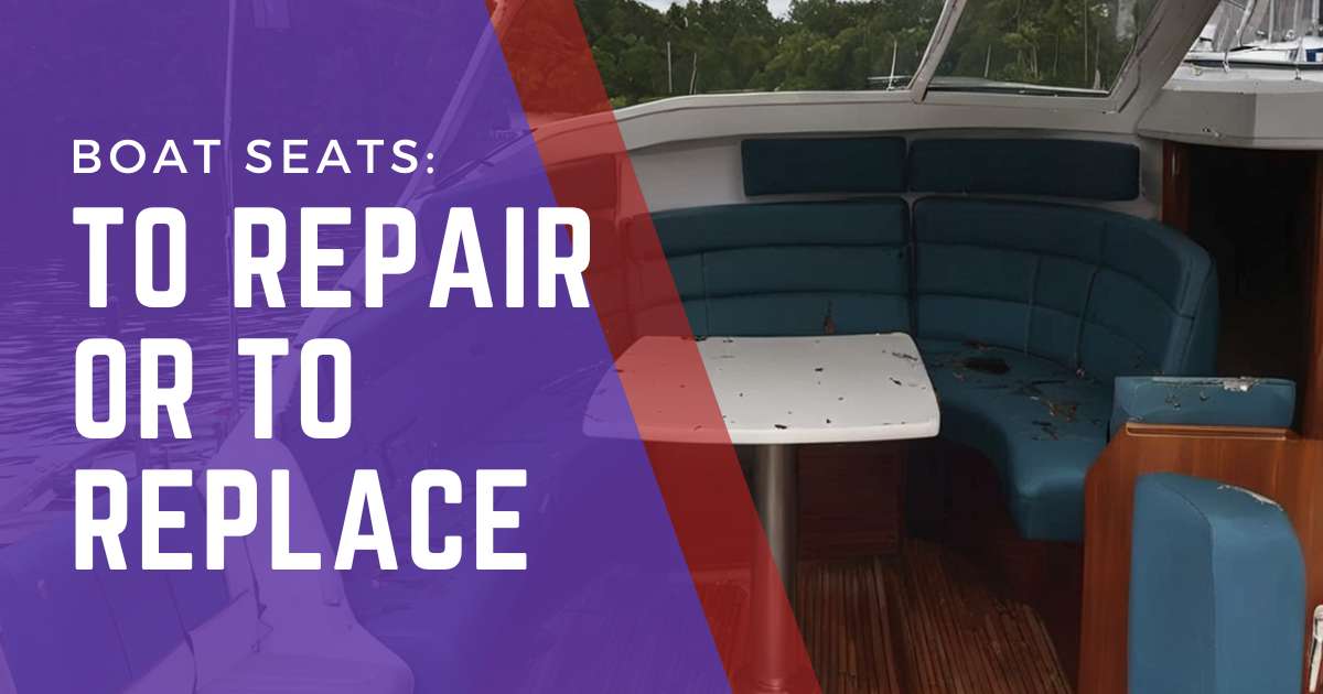 Boat Seats To Repair or To Replace Leather Medic